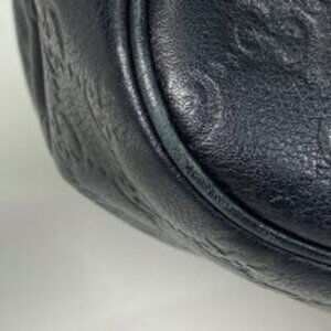 Gucci GG Bag Leather Shimmer Black Signature Shoulder